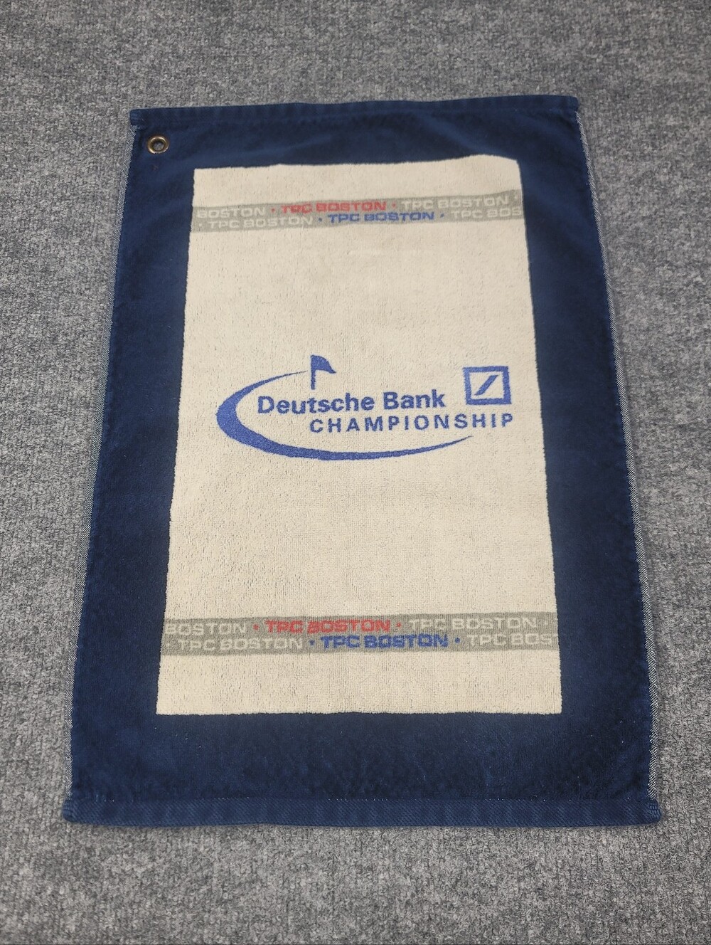 Rare Deutsche Bank Championship TPC Boston Devant Cotton Golf Bag Towel